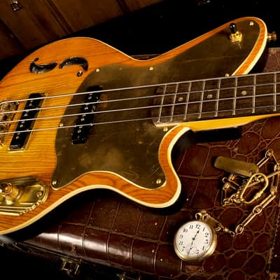 Postal Handmade Dixie Flyer Bass-2013 Sunburst-Reduced image 1