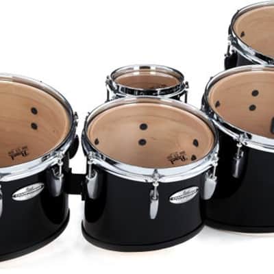 Pearl Championship Marching Tenor Drums - Quint  Midnight Black image 2