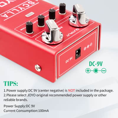 JOYO Bass Compressor Guitar Pedal, Optical Circuit with Attack/Release/Ratio/Tone Control & Bypass (SCYLLA R-27) image 4