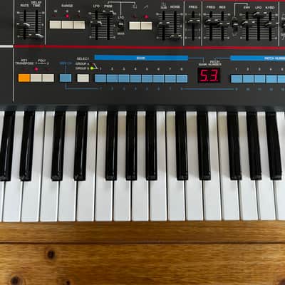 Roland Juno-106 61-Key Programmable Polyphonic Synthesizer 1984 - 1985 - Black image 4
