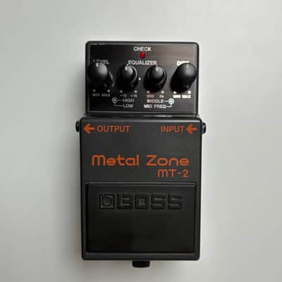 2004 LIKE NEW Boss MT-2 Metal Zone (Silver Label) 1991 - Present - Black image 2