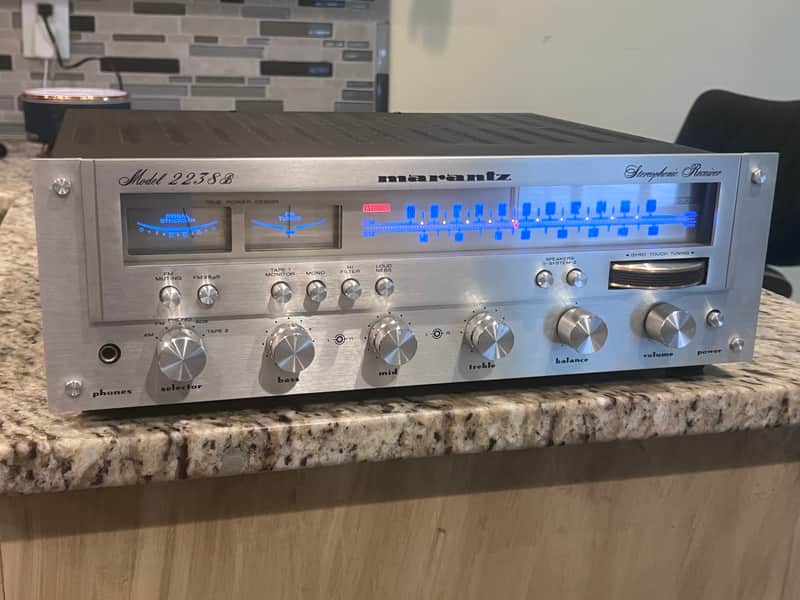 Marantz 2238B Stereo Receiver Vintage Serviced-LED'S-Sweet image 1