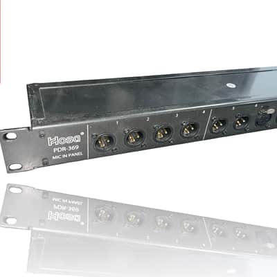 Hosa PDR-369 12-Channel XLR Patch Panel image 3