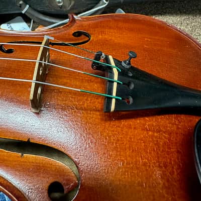 Used Olin Bullard V USA MADE Vintage 4/4 full size Violin w/ case image 7