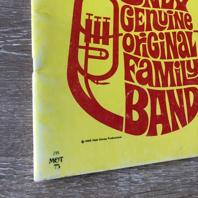 Walt Disney Tab Music of Today (1968) Easy Piano / Lyric Arrangements The One & Only Genuine Original Family Band image 14