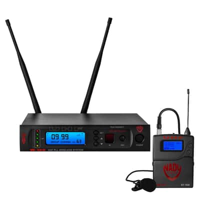 Nady W-1KU LT True Diversity 1000-Channel UHF Wireless Lavalier Microphone System