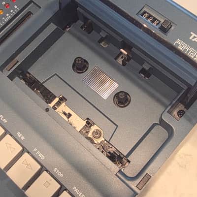 TASCAM Porta 02 mkII Ministudio 4-Track Cassette Recorder 2000s - Blue image 4