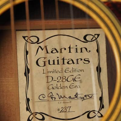 Martin D-28GE Golden Era 2005 - Brazilian Rosewood image 9