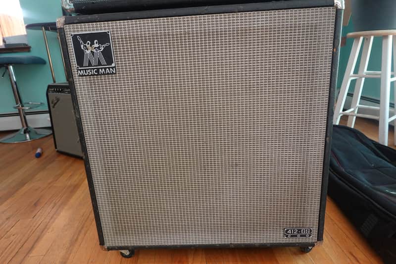 Music Man 412 GS 130-Watt 4x12" Guitar Speaker Cabinet 1974 - 1984 - Black image 1