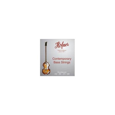 Hofner Contemporary Roundwond Bass Strings 40-105 image 3