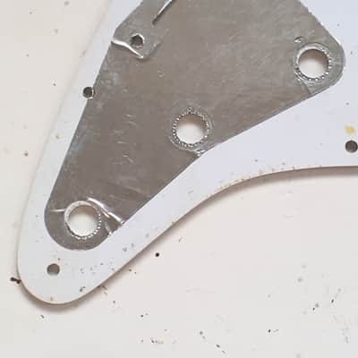 Vintage 1998 Fender Stratocaster USA MIM Pickguard 3 Ply White Relic Guitar Strat Nautral Patina image 21