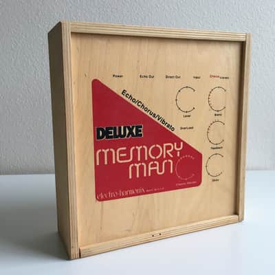 Electro-Harmonix Deluxe Memory Man Wood Box Only | Reverb