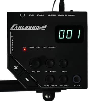 Carlsbro #CSD15M 5pc Electronic Drum Kit with Mesh Heads image 2