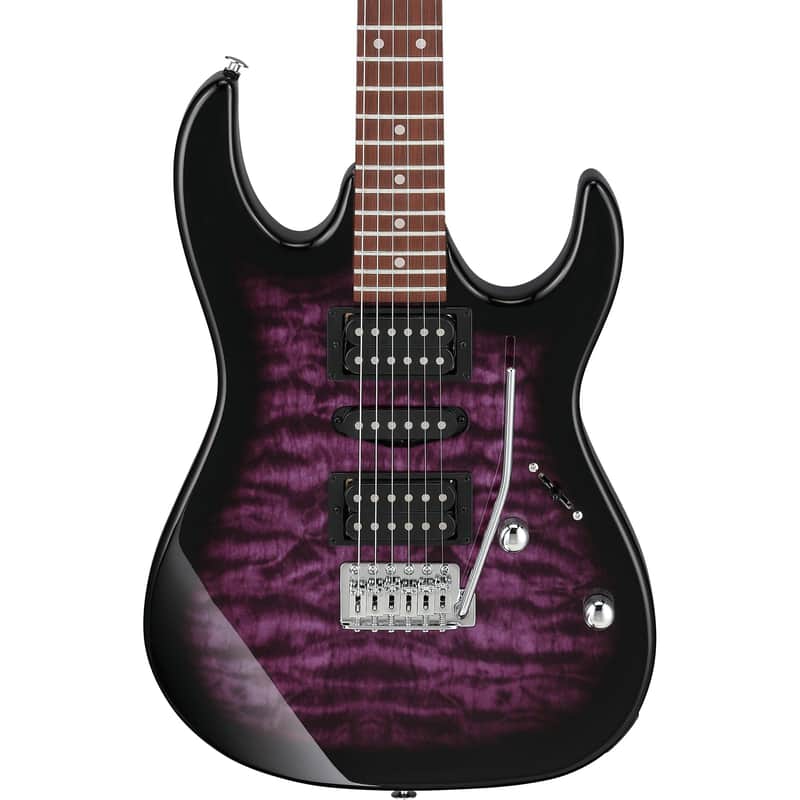 Ibanez GRX70QA GIO RX 6-String Electric Guitar - Transparent Violet Sunburst image 1