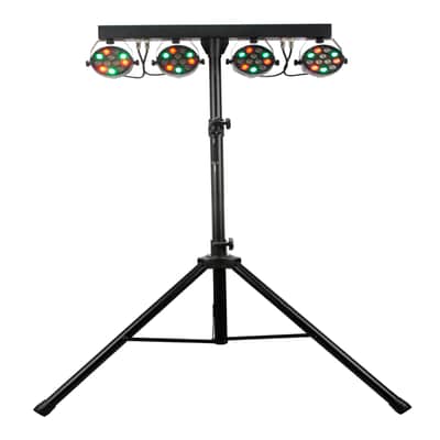 (2) Eliminator Mini Par Bar Lighting Systems w/4xLED Par Lights+Stand+Remote+Bag image 6