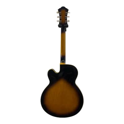 Vintage 1980 Ibanez JP20 Joe Pass Semi-Hollow Electric Guitar Tobacco Sunburst 6-String image 7