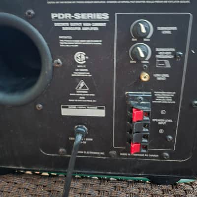 Paradigm 10" 100 Watt RMS Powered Subwoofer PDR-10 v3 Canada Made Sub image 5