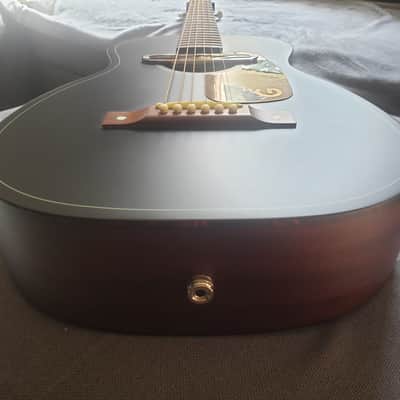 Gretsch Jim Dandy | Deltoluxe Parlor | All Satin finish Black top over Mahogany | Serial No. IWA2418645 image 18