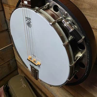 Pre-owned Deering Goodtime Tenor Banjo 17 Fret w/pickup & bag image 5