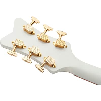 Gretsch G6136T-MGC Michael Guy Chislett Signature Falcon with Bigsby, Ebony Fingerboard, Vintage White image 6