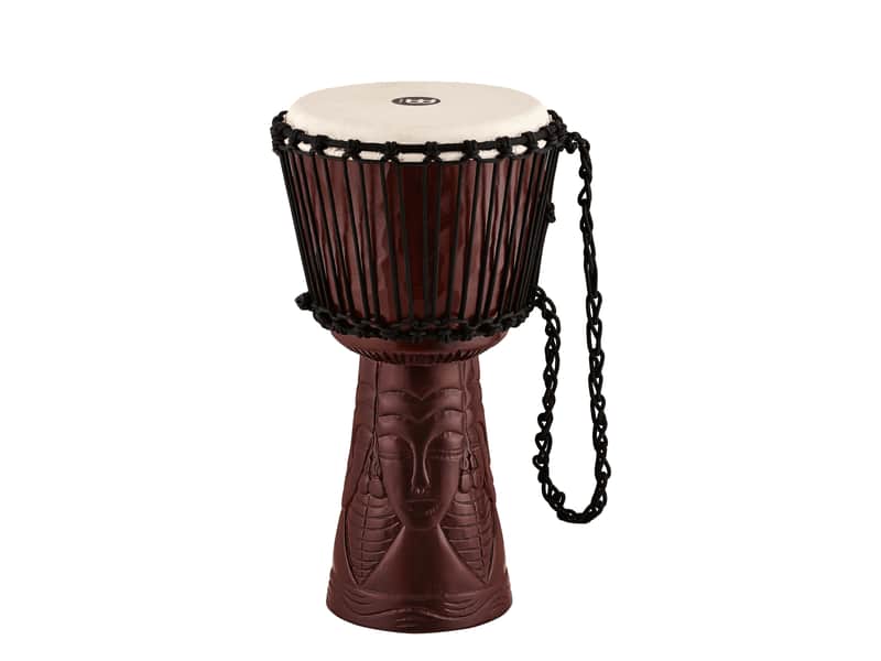 Meinl Percussion PROADJ4-M Pro 10" Mahogany Rope Tuned Djembe, Hand Selected Goat Skin Head (VIDEO) image 1