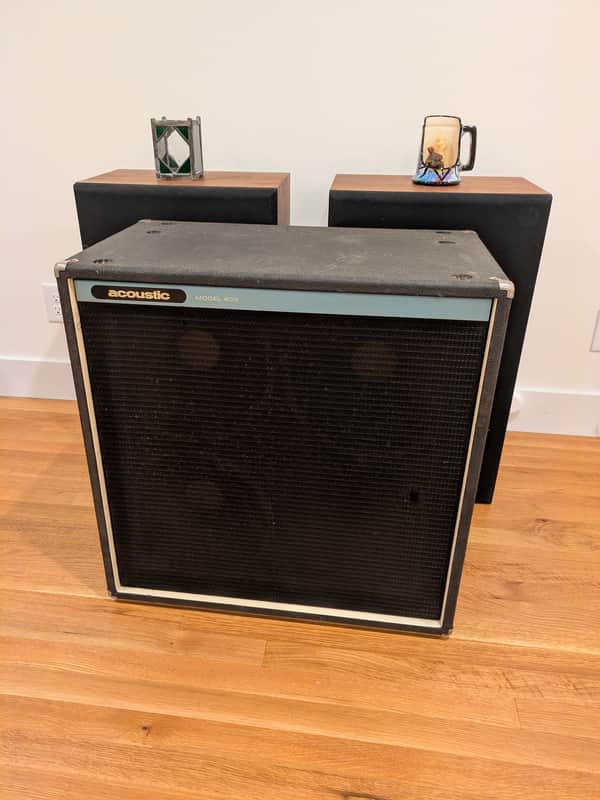 Vintage 1970s Acoustic Control Corp 403 4x12" Guitar Cabinet image 1