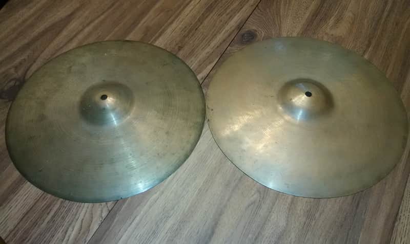 Zildjian Avedis Trans Stamp Hi Hats 1950's - thin - 596/715 g image 1