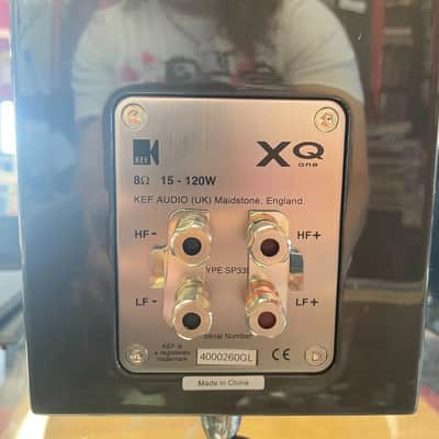 Pair of KEF XQ One Bookshelf Hi-Fi Speakers TESTED SOUNDS GREAT image 9