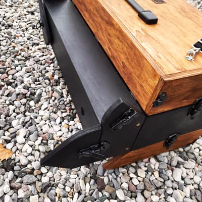 15U 126 hp (84, 104 hp or other) Eurorack Portable case powered, modular synthesizer patched reseal image 8