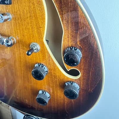 Ibanez AS73-TBC Artcore 2016 Tobacco Brown Burst Semi-Hollow Electric Guitar image 9