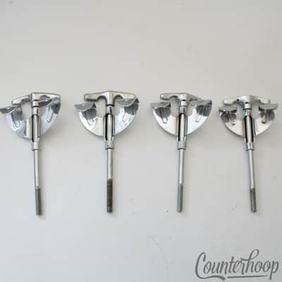 *Pearl 4x Bow-Tie 4 1/8"Bass Drum Tension T-Rods+Claws Metric Japan Vintage 70s image 2