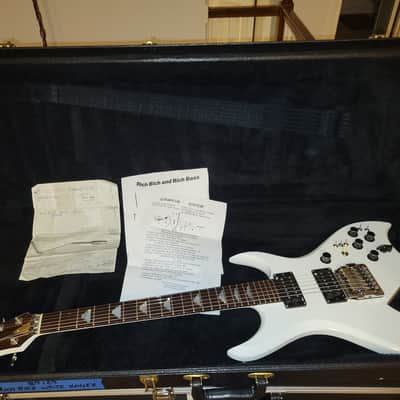 1984 B.C. Rich Bich guitar white Dimarzios Kahler 2-owners EXCELLENT condition Original Receipt!!! image 1