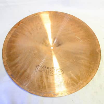 PAISTE 70s 2002 Black Logo 18 Inches MEDIUM 1422g Paiste Crash Cymbal (07/08) image 6