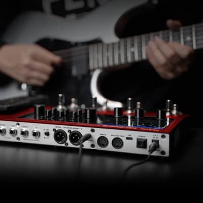 VALETON Multi Effects Processor Multi-Effects Guitar Bass Pedal with Expression Pedal FX Loop MIDI I/O Amp Modeling IR Cabinets OTG USB Audio Interface GP-200,Red(U.S. domestic inventory) image 7