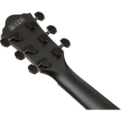 Ibanez AEG621BOT 6-String Grand Concert Acoustic Electric Guitar, Black Out image 3