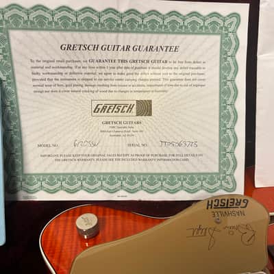 Gretsch G6120SSU Brian Setzer 2005 - Tennessee Orange image 15