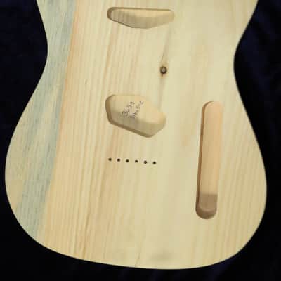 1 Piece Aged Pine Telecaster Tele Body Standard 3lbs 8oz  #3653 USA IMPORT CHARGES INCLUDED image 1