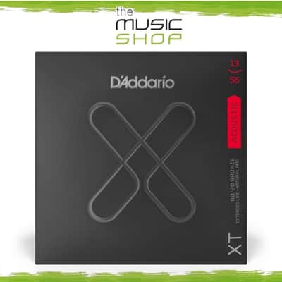 D'Addario XT 13-56 Medium Coated 80/20 Acoustic Guitar Strings - XTABR1356 image 1