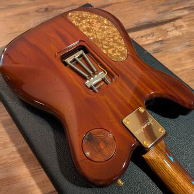 2018 JamAxe USA Custom Tele Floyd HH Electric Guitar 2018 Natural Figured W/OHSC Super Clean image 20