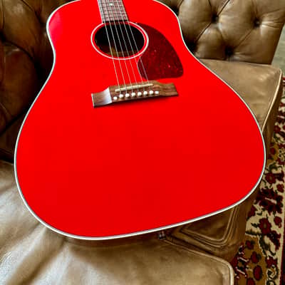 Gibson J45 Standard Cherry Red Custom Color image 3