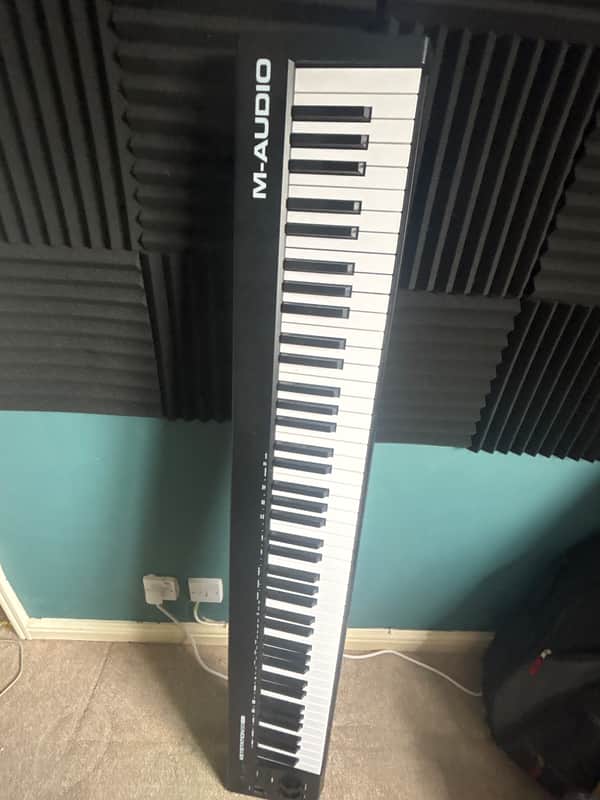 M-Audio Keystation 88 MkIII MIDI Keyboard Controller 2019 - Present - Black image 1