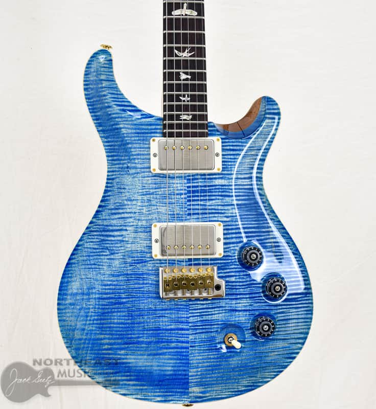 PRS Guitars DGT Signature Birds - Faded Blue Jean 10 Top image 1