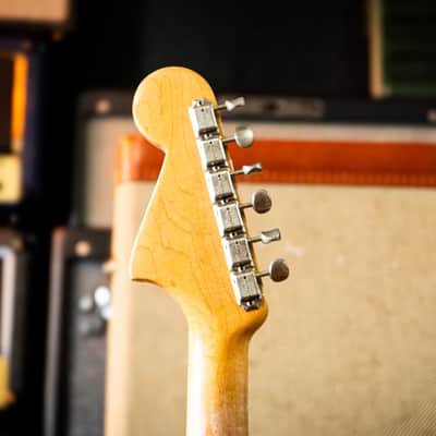 Fender Jaguar 1963 - Candy Apple Red with Matching Headstock image 11