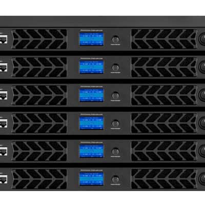 CVR Audio DSP-3302  BLACK Professional Power Amplifier 3300 Watts 2-ch 8-Ohms image 1