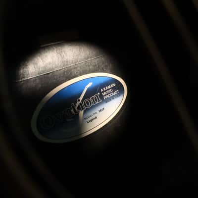 Ovation Acoustic-Electric Guitar 1617 Legend Solid Spruce Top USA Made image 16