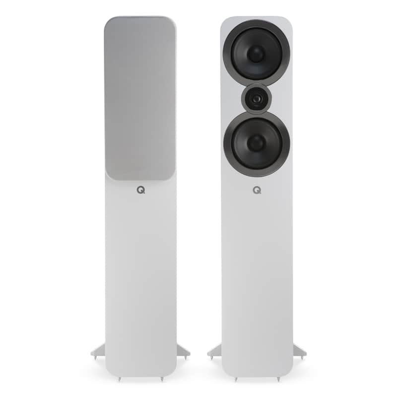 Q Acoustics 3050i Floorstanding Speaker Pair (Arctic White) image 1