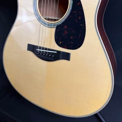 Yamaha LL16M Mahogany Dreadnought Acoustic-Electric Guitar Natural w/ Case (568) image 8