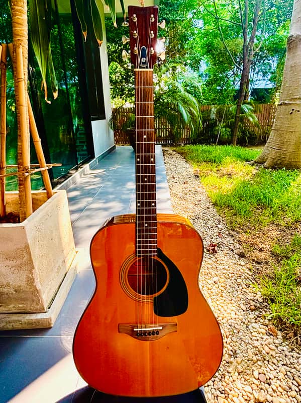 Yamaha The FG 2006 Red Label Nippon Gakki Dreadnought Acoustic Guitar image 1
