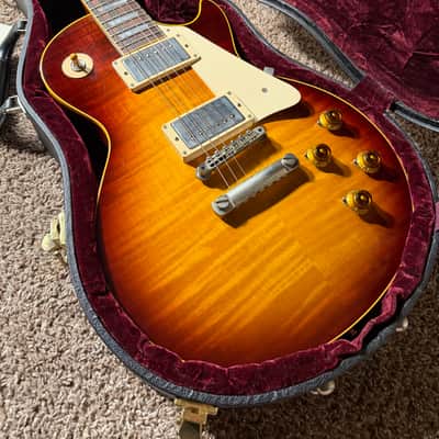 Gibson 2002 Custom Shop Historic Collection '58 Les Paul Standard Flame Top Reissue - Heritage Darkburst image 16