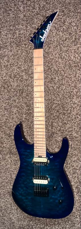 Jackson Pro Series DK2MQHT Dinky 2013 - 2014 - Chlorine Burst Electric guitar made in Mexico Seymour Duncans image 1